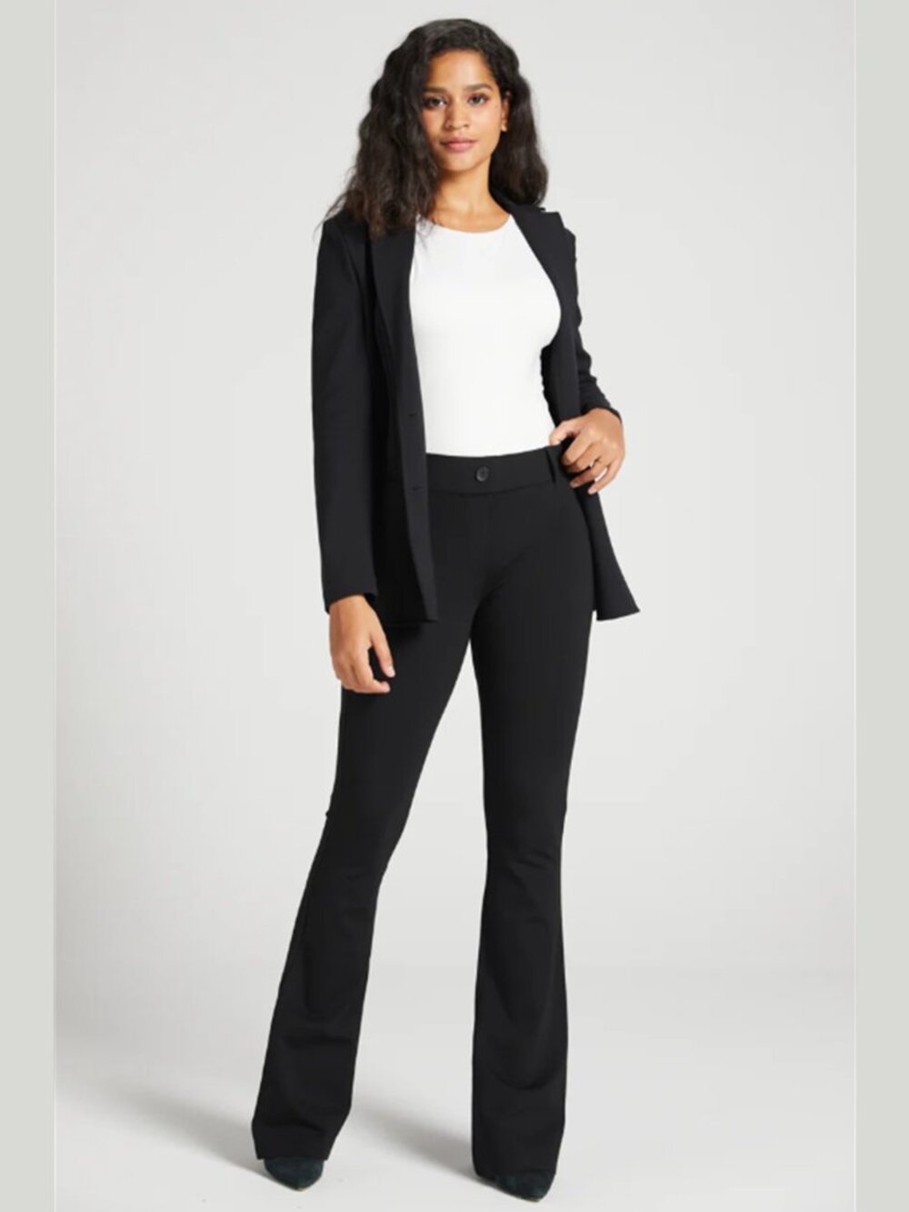 Betabrand Yoga Dress Pants Black Size Large - NEW